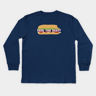 Feed the beast - Sub Kids Long Sleeve T-Shirt